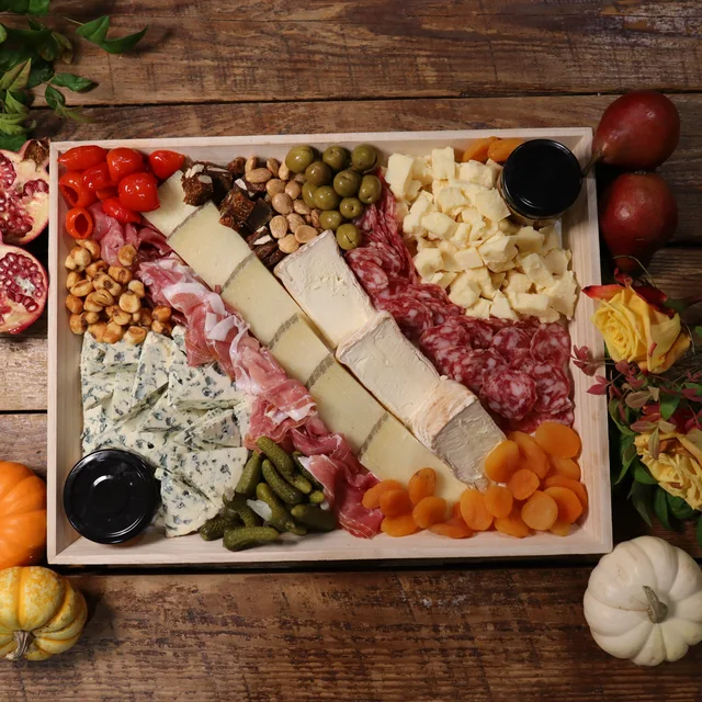 A cheese and charcuterie board from Scardello Artisan Cheese