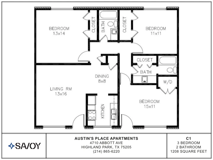 C1 floor plan