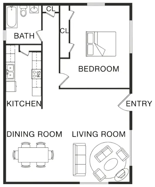 A1 floor plan