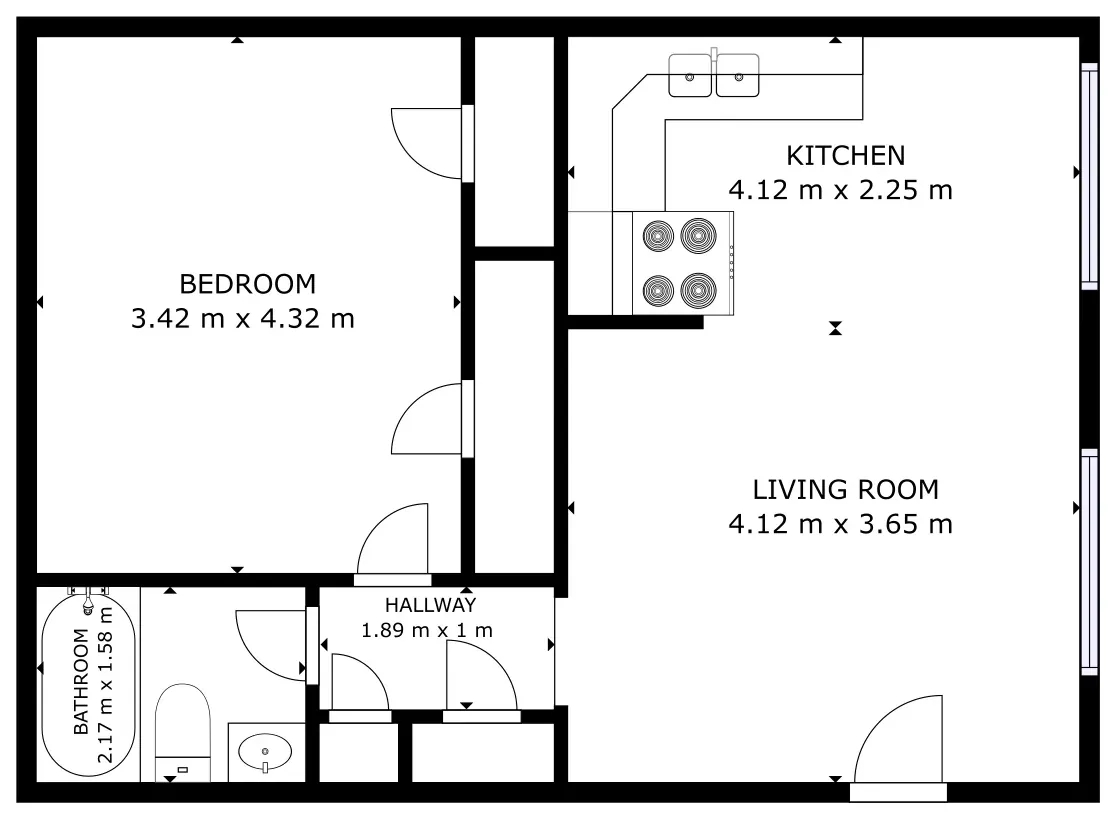 A2 floor plan